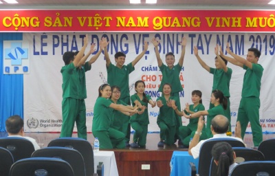 Bệnh viện Sản-Nhi tỉnh phát động ngày hội vệ sinh tay năm 2019